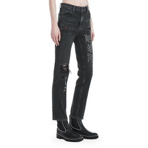 Alexander Wang Cult No After Party Straight Jeans